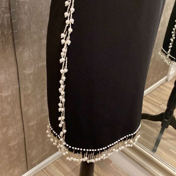 Style Mafia pearl fringe mini dress, S - Picture 4 of 9